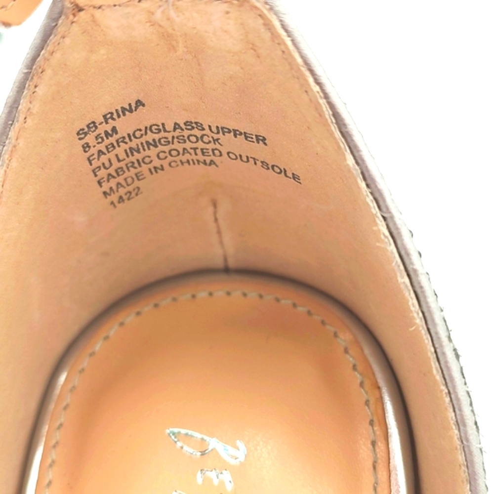 Betsey Johnson Silver Rhinestone Rina Heels 8.5 New - Picture 12 of 15